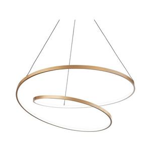 Ideal Lux - stmievateľný LED luster na lanku OZ LED/48W/230V pr. 60cm CRI 90 zlatý 304564 vyobraziť