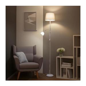 BRILAGI - Stojacia lampa CERIA 1xE27/100W/230V + 1xE14/25W biela/šedá 1xBG2824+1xEG781036 vyobraziť