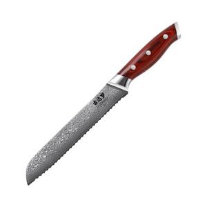 Gudaro-damaškový kuchynský nôž na pečivo KENSHO 8", 67 vrstiev ocele, dĺžka 20 cm GD1002-H vyobraziť