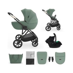 KINDERKRAFT - Kombinovaný kočík 3v1 PRIME 3 tmavá zelená KSPRIM03GRE3000 vyobraziť