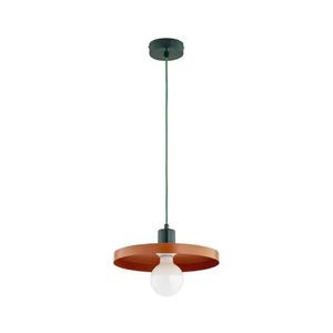 Luster na lanku LITO 1xE27/15W/230V medený/zelený 61538 vyobraziť