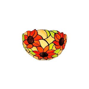 Brilagi - Tiffany vitrážové nástenné svietidlo SUNFLOWER 1xE14/40W/230V BRW-8004B vyobraziť