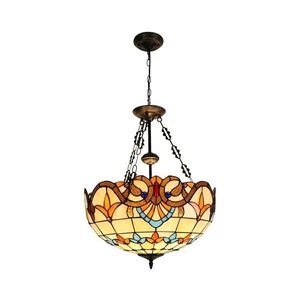 Brilagi - Tiffany vitrážny luster na reťazi MIRABELLA 3xE27/60W/230V priemer 50 cm BRP-12028B vyobraziť
