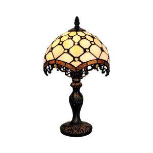 Brilagi - Tiffany vitrážová stolová lampa SLONOVINOVÁ 1xE27/60W/230V BRT-12016A vyobraziť