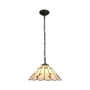 Brilagi - Tiffany vitrážový luster na reťazi FOLIA 1xE27/60W/230V pr. 40 cm BRP-B015A vyobraziť