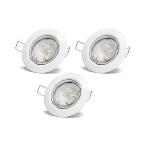 B.V. - SADA 3x LED Podhľadové svietidlo 1xGU10/4, 5W/230V 3000K biela B10307OT3 vyobraziť