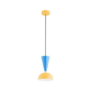 Luster na lanku ENTORI 1xE27/15W/230V žltá/modrá 61603 vyobraziť