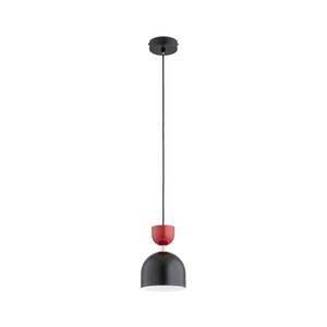 Závesný luster ENTORI na lanku 1xE27/15W/230V čierna/červená 61604 vyobraziť