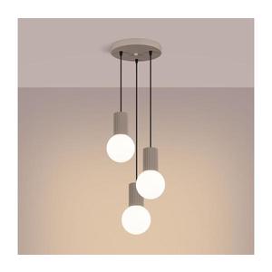 SL.1745 - Luster na lanku HALO 3xG9/8W/230V pr. 25 cm béžová SL.1745 vyobraziť
