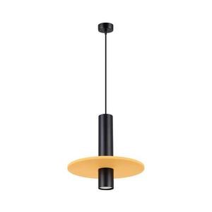 SL.1883 - Luster na lanku PELTA 1xGU10/10W/230V čierna/žltá SL.1883 vyobraziť
