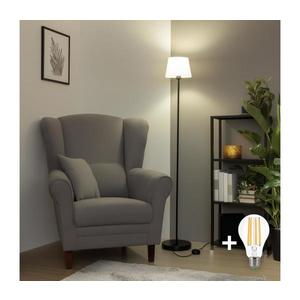 Brilagi - LED stojacia lampa CERIA 1xE27/40W/230V pr. 20, 5 cm biela/čierna SA2187+EG781029 vyobraziť
