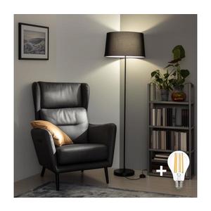 Brilagi - LED stojacia lampa CERIA 1xE27/40W/230V pr. 45 cm čierna SA2187+EG781044 vyobraziť