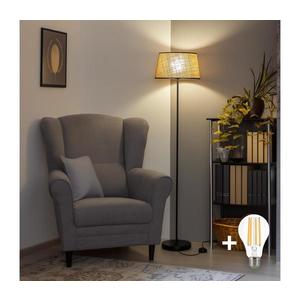 Brilagi - LED stojacia lampa CERIA 1xE27/40W/230V priem. 35 cm béžová/čierna SA2187+EG781083 vyobraziť
