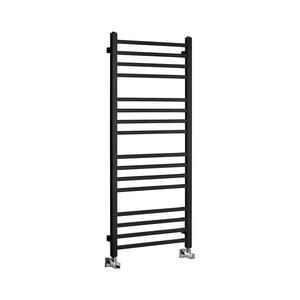 Sapho - Kúpeľňový radiátor METRO 120x50 cm matná čierna IR410TB vyobraziť