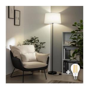 Brilagi - LED stojacia lampa CERIA 1xE27/40W/230V pr. 45 cm biela/čierna SA2187+EG781041 vyobraziť