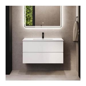 BATH DELUXE Kúpeľňová skrinka s umývadlom HELSINKI 120 cm biela BT0189+BT0196 vyobraziť
