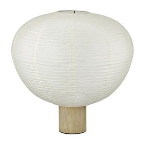 Biela/v prírodnej farbe stolová lampa s papierovým tienidlom (výška 45 cm) Kami – Blomus vyobraziť