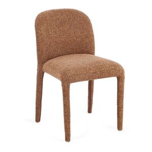 Jedálenská stolička z materiálu bouclé v terakotovej farbe Antara – Bizzotto vyobraziť