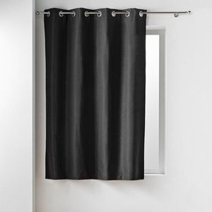 Čierny termo/dimout záves z mikrovlákna 135x180 cm Micropolar – douceur d'intérieur vyobraziť