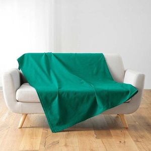 Zelenomodrý pléd 220x240 cm Lucile – douceur d'intérieur vyobraziť