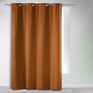 Zatemňovací záves v terakotovej farbe 135x240 cm Occult – douceur d'intérieur vyobraziť