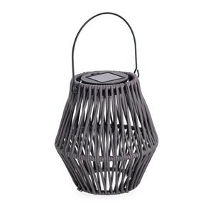 Sivý LED lampáš so solárnym panelom (výška 17 cm) Juny – Yes Everyday vyobraziť