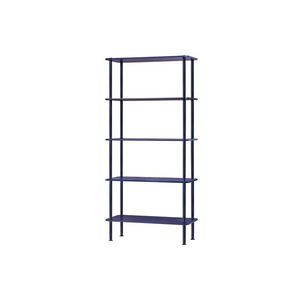 Modrý regál v dekore duba 80x163x35 cm Teidi – noo.ma vyobraziť