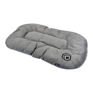 Sivý semišový pelech pre psa 87x55 cm Flakes – Love Story vyobraziť