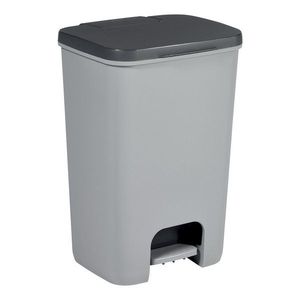 Sivý pedálový plastový odpadkový kôš 40 l Essentials – Curver vyobraziť
