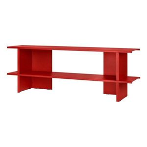 Červený kovový regál 160x57x37 cm Hes – noo.ma vyobraziť