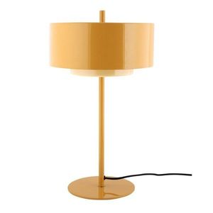 Okrovožltá kovová stolová lampa (výška 50 cm) Grato Anillo – Leitmotiv vyobraziť