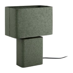 Zelená kovová stolová lampa (výška 33 cm) Boaz Recto – Leitmotiv vyobraziť