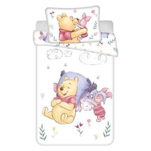 Bavlnená detská obliečka do postieľky 100x135 cm Winnie the Pooh "Pooh Hugs" – Jerry Fabrics vyobraziť