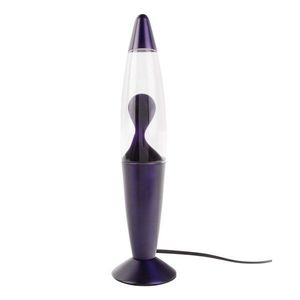 Fialová sklenená lávová lampa (výška 35, 5 cm) Funky Rocket Lava – Leitmotiv vyobraziť