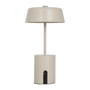 Béžová kovová LED stolová lampa (výška 22, 5 cm) Elemental LED – Leitmotiv vyobraziť