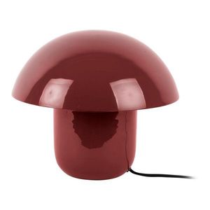 Vínovočervená kovová stolová lampa (výška 25 cm) Fat Mushroom – Leitmotiv vyobraziť