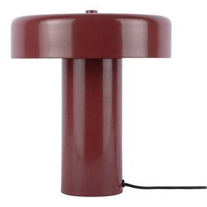 Vínovočervená kovová stolová lampa (výška 26 cm) Riqueza Palo – Leitmotiv vyobraziť
