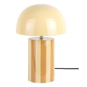 Žltá kovová stolová lampa (výška 34 cm) Rayado – Leitmotiv vyobraziť