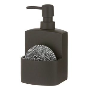 Tmavosivý dávkovač mydla z polyresínu 250 ml Essentials – Ladelle vyobraziť