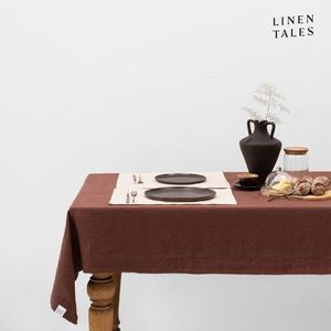 Ľanový obrus 140x200 cm Chocolate – Linen Tales vyobraziť