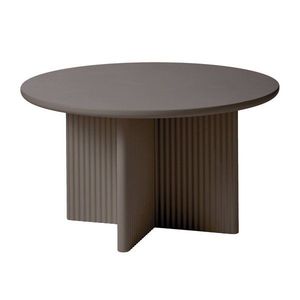 Taupe okrúhly konferenčný stolík ø 80 cm Palma – Unique Furniture vyobraziť