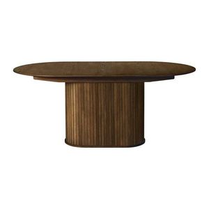 Rozkladací jedálenský stôl s prídavnou doskou v dekore duba 95x180 cm Nola – Unique Furniture vyobraziť