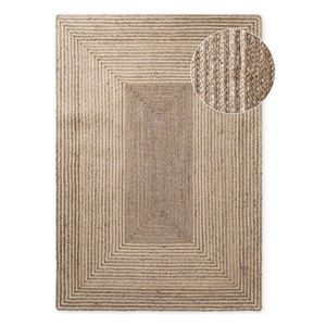 Obojstranný/ručne tkaný jutový koberec v svetlo prírodnej farbe/v tmavo prírodnej farbe 200x300 cm Juno – Hanse Home vyobraziť