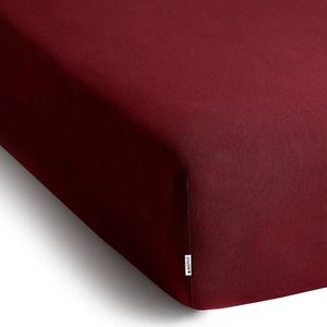 Vínová napínacia plachta jersey 120x200 cm Amber – Restilo vyobraziť