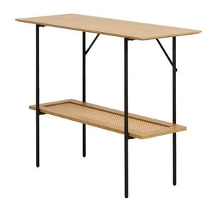Konzolový stolík v dekore duba v prírodnej farbe 37x100 cm Pensacola – Unique Furniture vyobraziť
