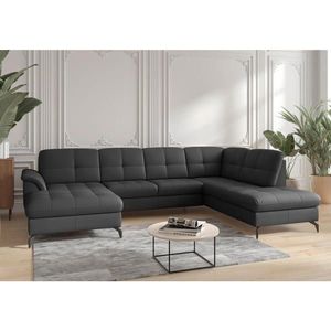 Sit & More SEDACIA SÚPRAVA, koža, čierna vyobraziť
