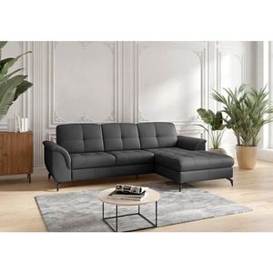 Sit & More ROHOVÁ SEDAČKA, textil, koža, čierna vyobraziť