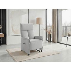 Sit & More RELAXAČNÉ KRESLO, textil, strieborná vyobraziť