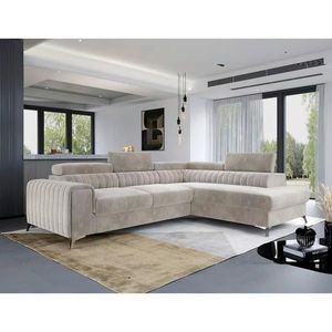 MID.YOU ROHOVÁ SEDAČKA, textil, béžová vyobraziť