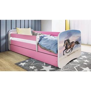 MID.YOU POSTEĽ PRE DETI A MLÁDEŽ 80/160 cm, biela, pink vyobraziť